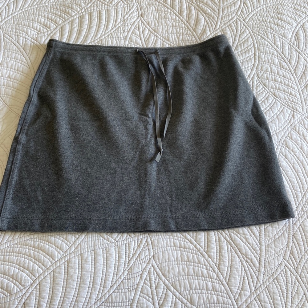 Express Jersey Knit Gray Skirt, size small